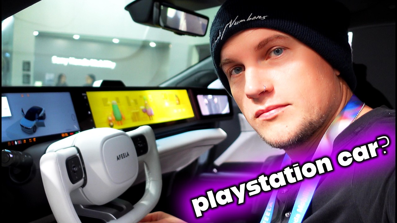 Обзор седана Afeela 1: первые впечатления с выставки CES 2026