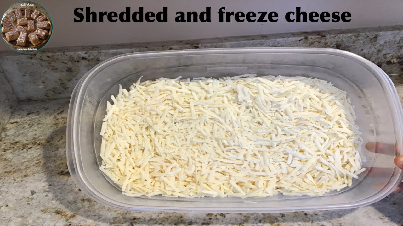 [EN] How to shred cheese  and freeze it 🧀