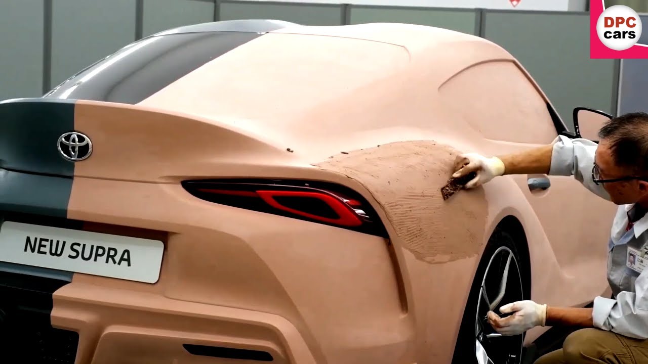Toyota GR Supra   Building A Car From Clay