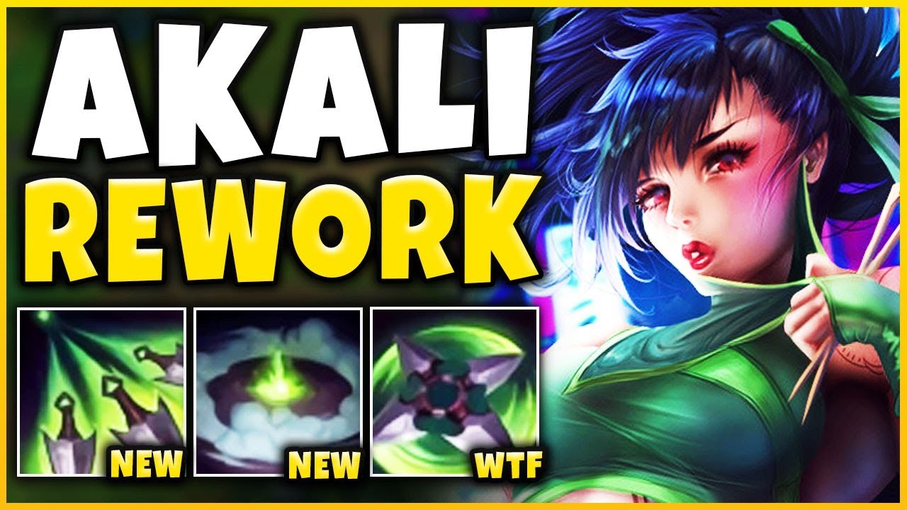 WTF!? NEW AKALI REWORK IS 100% BEYOND BROKEN! S9 REWORKED AKALI GAMEPLAY - League of Legends