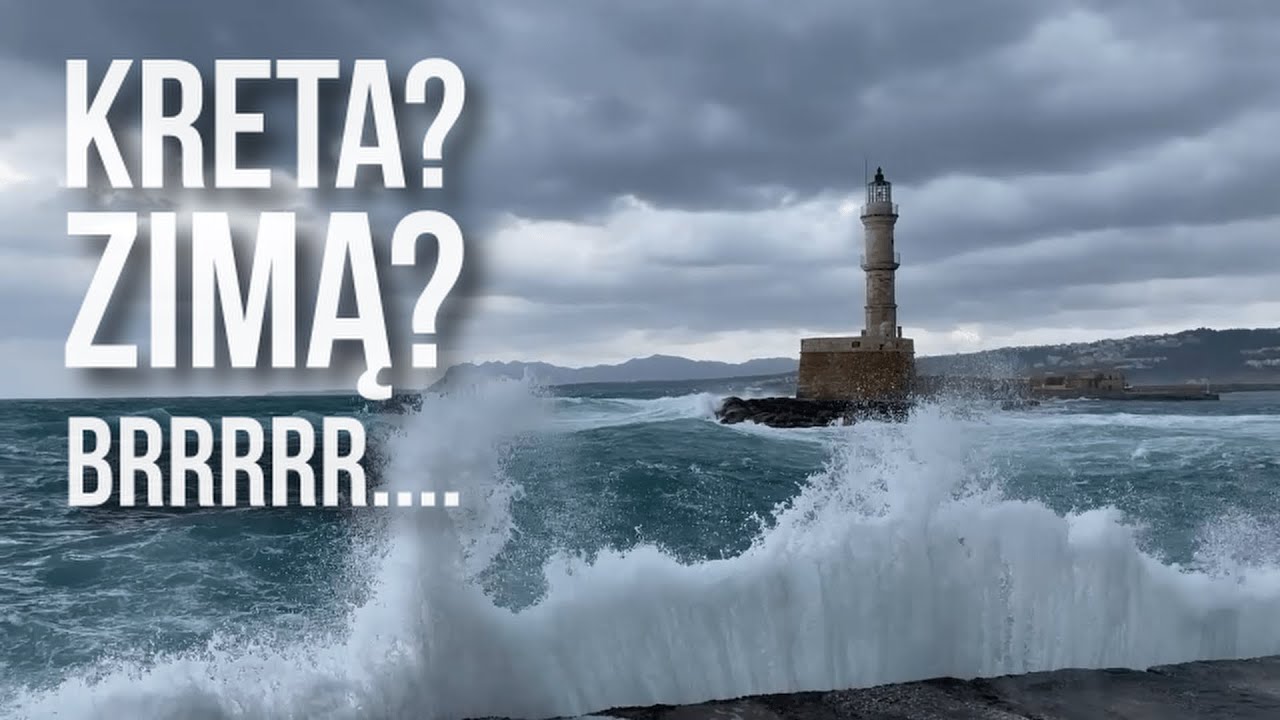 Kreta poza sezonem. Czasem słońce, czasem deszcz.