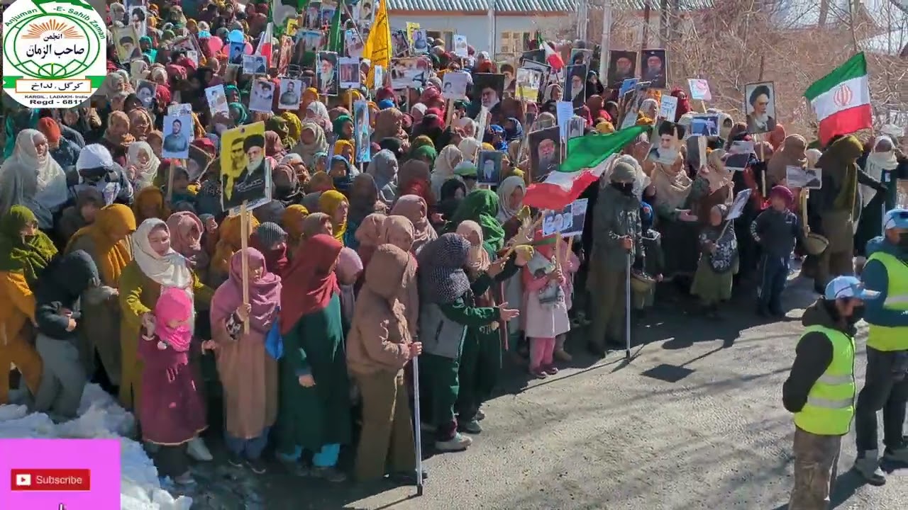 Youm e inqilab e islami mubarak ❤️Anjuman E sahib zaman taisuru Kargil Ladhak 