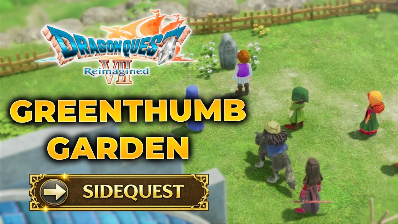 Dragon Quest VII: Reimagined - Сад Зеленых Палец - Полное прохождение и все места расположения со...