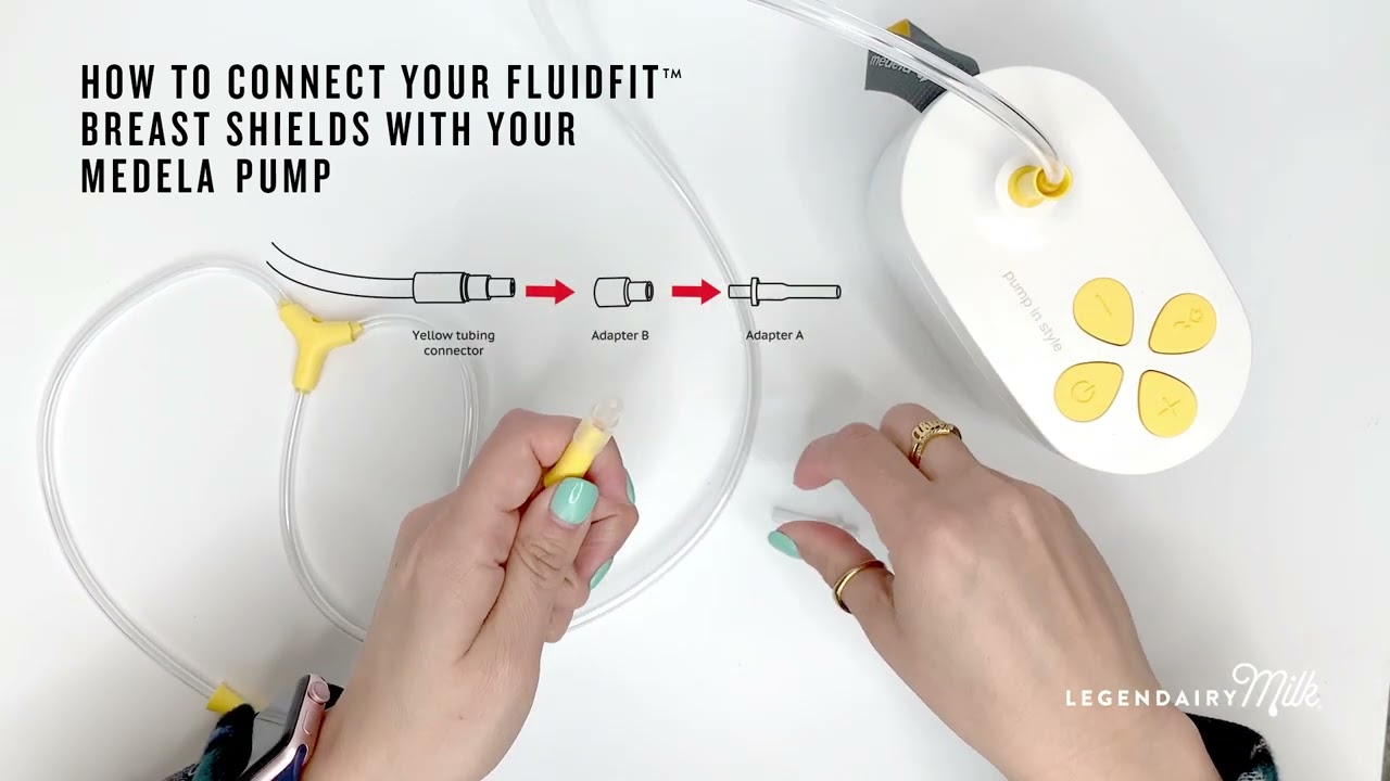 How to Connect Your FluidFit Breast Shields with Your Medela pump