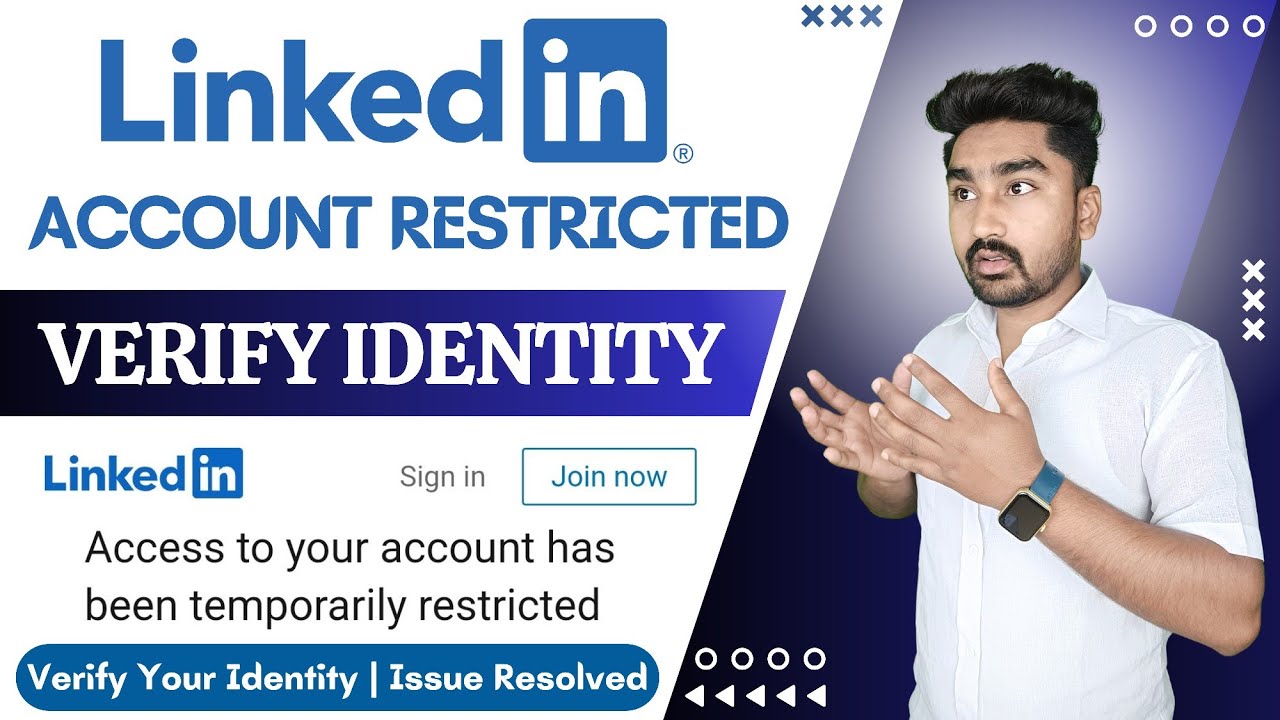 Linkedin Account Restricted Verify Identity | Acess to Your Account has been Temporarily Restricted
