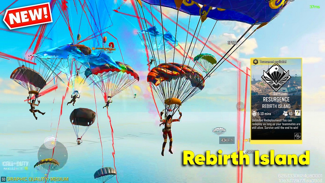 *NEW* REBIRTH ISLAND MAP IN COD MOBILE BATTLE ROYALE FULL GAMEPLAY
