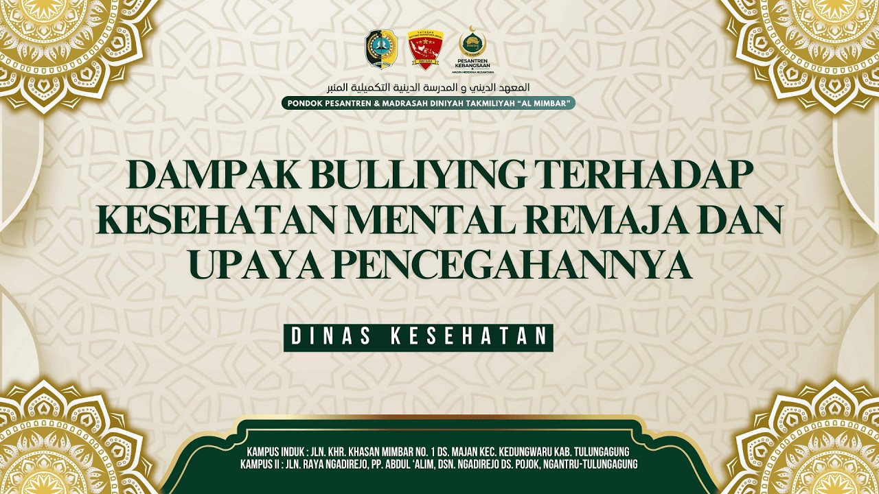 LIVE🔴- Dampak Bullying Terhadap Kesehatan Mental Remaja dan Upaya Pencegahan