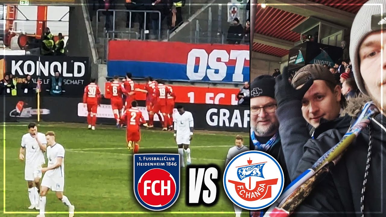 ERSTE AUSWÄRTSFAHRT NIMMT UNS ALLE KRÄFTE... STADIONVLOG: Heidenheim - Hansa Rostock | Stadion Vlog