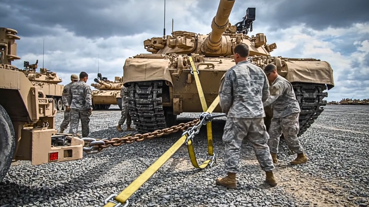 Massive War Prep: Logistics Surge, Tank Staging & Convoy Rollout