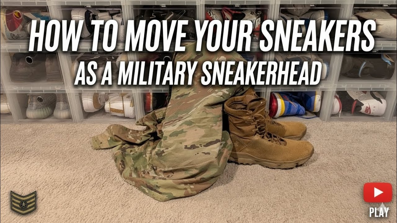 How to Move your Sneakers as a Military Sneakerhead!