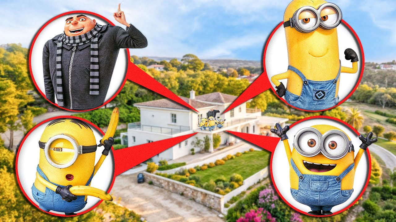 ¡Mi dron encontró a unos Mega Minions súper raros en la vida real! (Mi Villano Favorito)