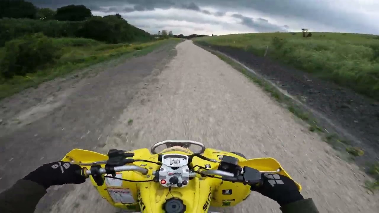 4K SUZUKI LTZ 400 ´S   FAST OFFROAD RIDE