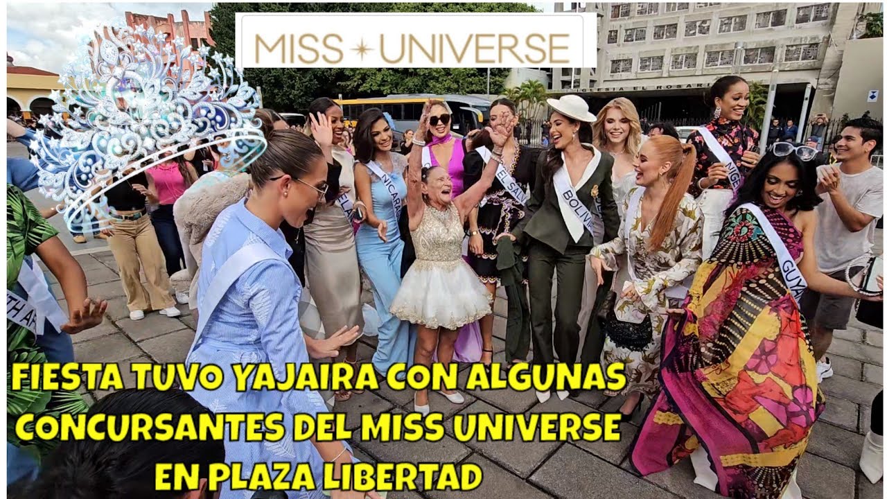 Espectacular Recibimiento de Algunas Concursantes de #MissUniverse en Centro Histórico Con #Yajaira