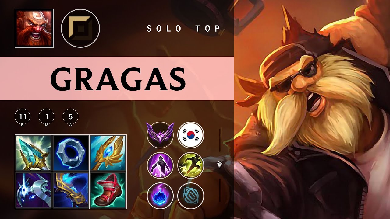 Gragas Top vs Zoe - KR Master Patch 25.22