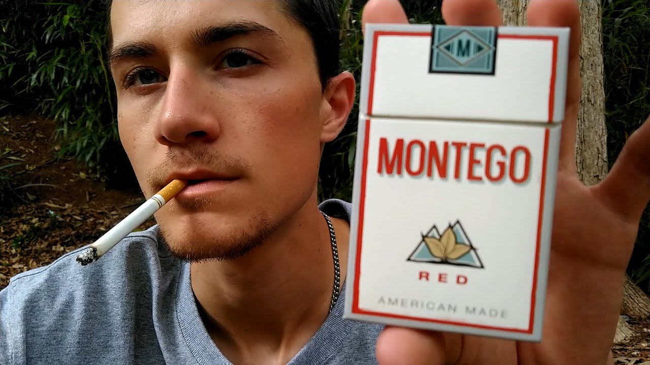 Smoking a Montego Red Cigarette - Review