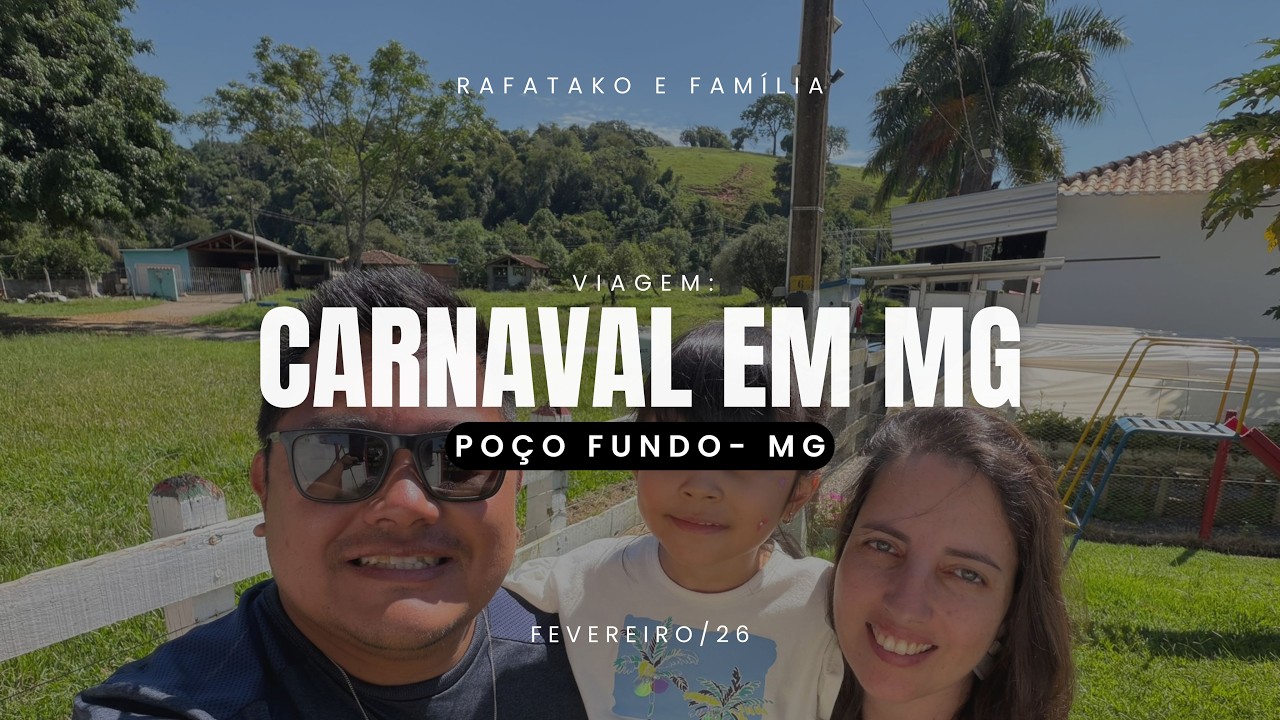 CARNAVAL EM FAMÍLIA EM MINAS GERAIS!