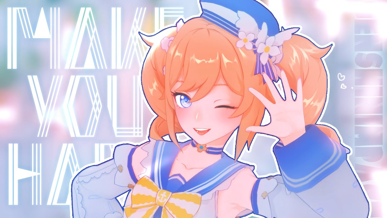 【原神MMD/Genshin Impact MMD】Make you happy【バーバラ/Barbara】