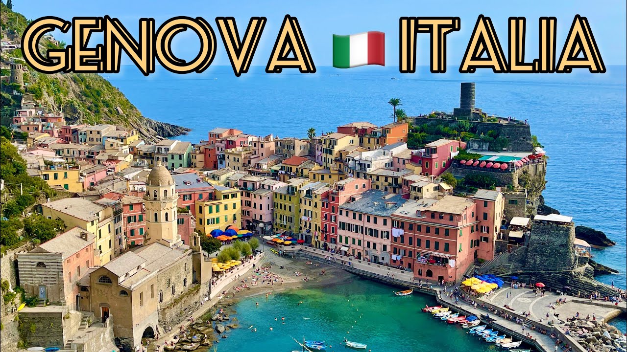 Italia 🇮🇹 Genova ايطاليا جنوى على البحر الابيض المتوسط