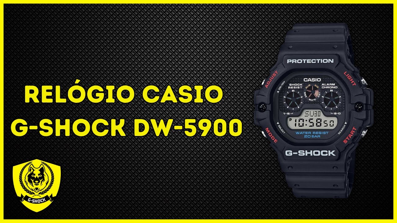 Descobrindo o Poder do Casio G-Shock DW-5900: Um Relógio de Resistência Inigualável