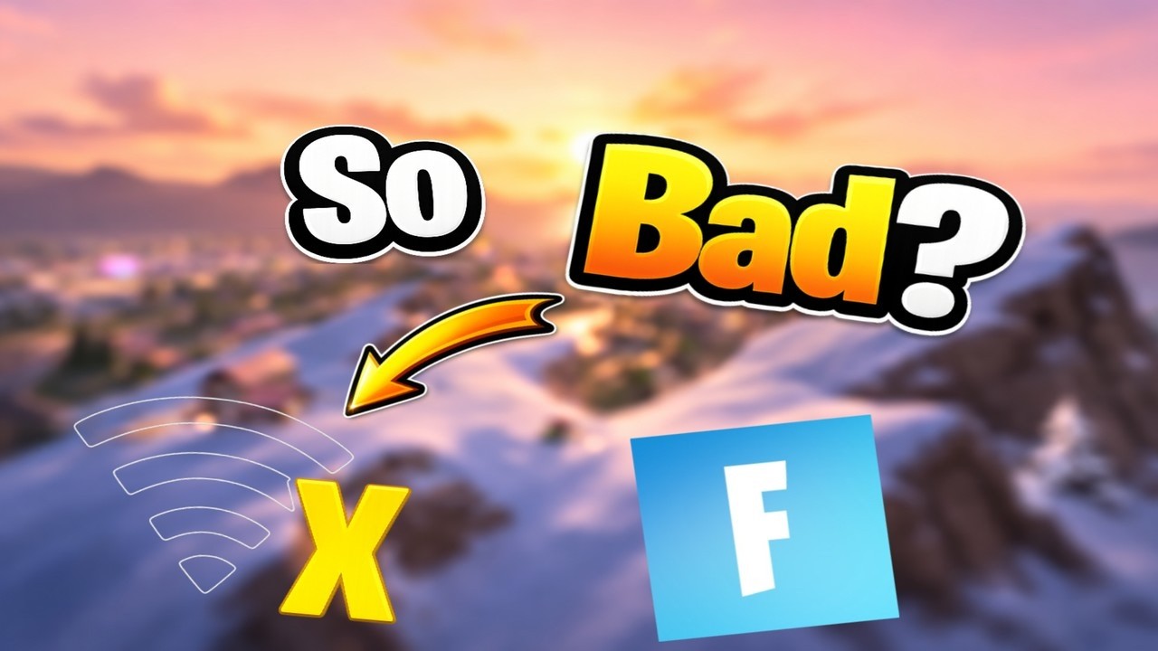 Why Fortnite's ping specifically is SO Horrible