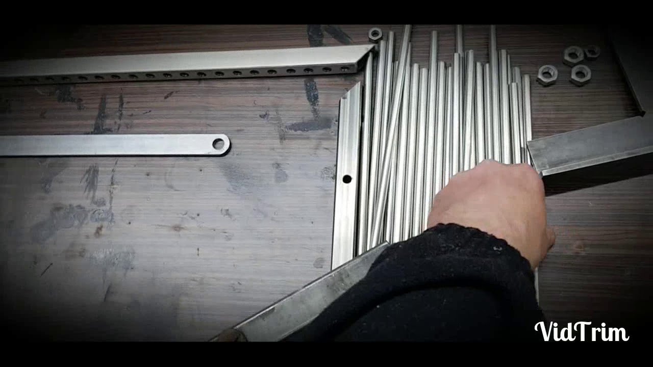 Inox rostilj 50x30cm sa podesivim nozicama