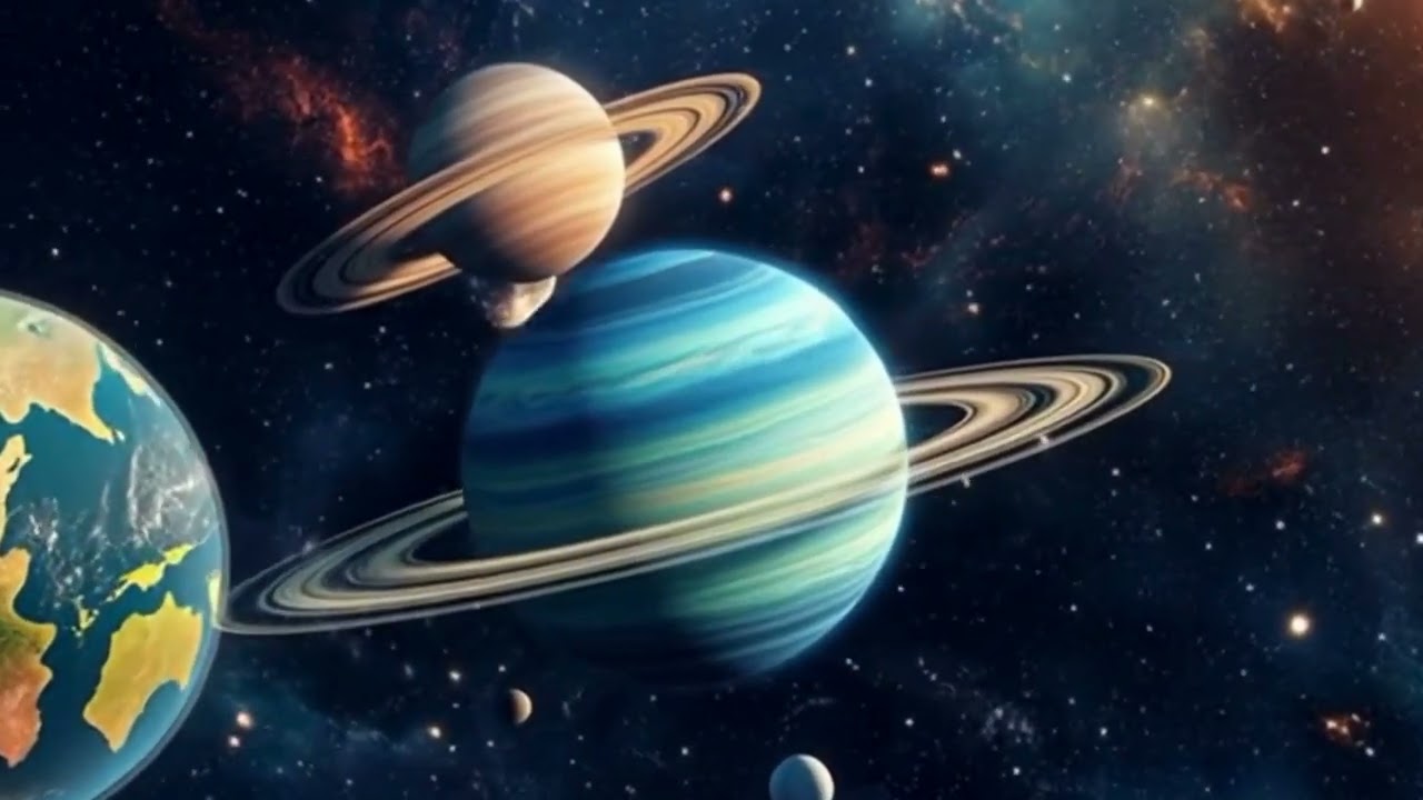 Planets & Space Soundscape Drift 🌌  Flying Through the Cosmos 🌌 Floating in Outer Space Nebula Earth