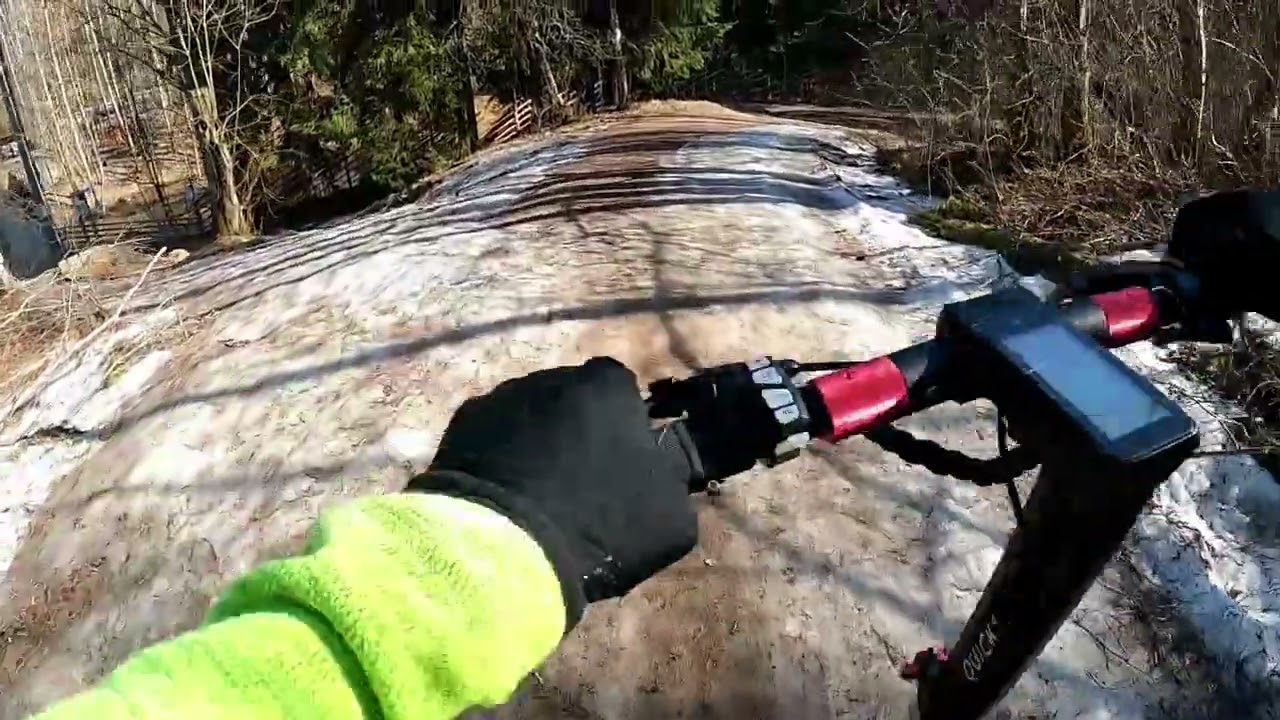 Inokim Quick 4 Super Electric Scooter vs Ice road