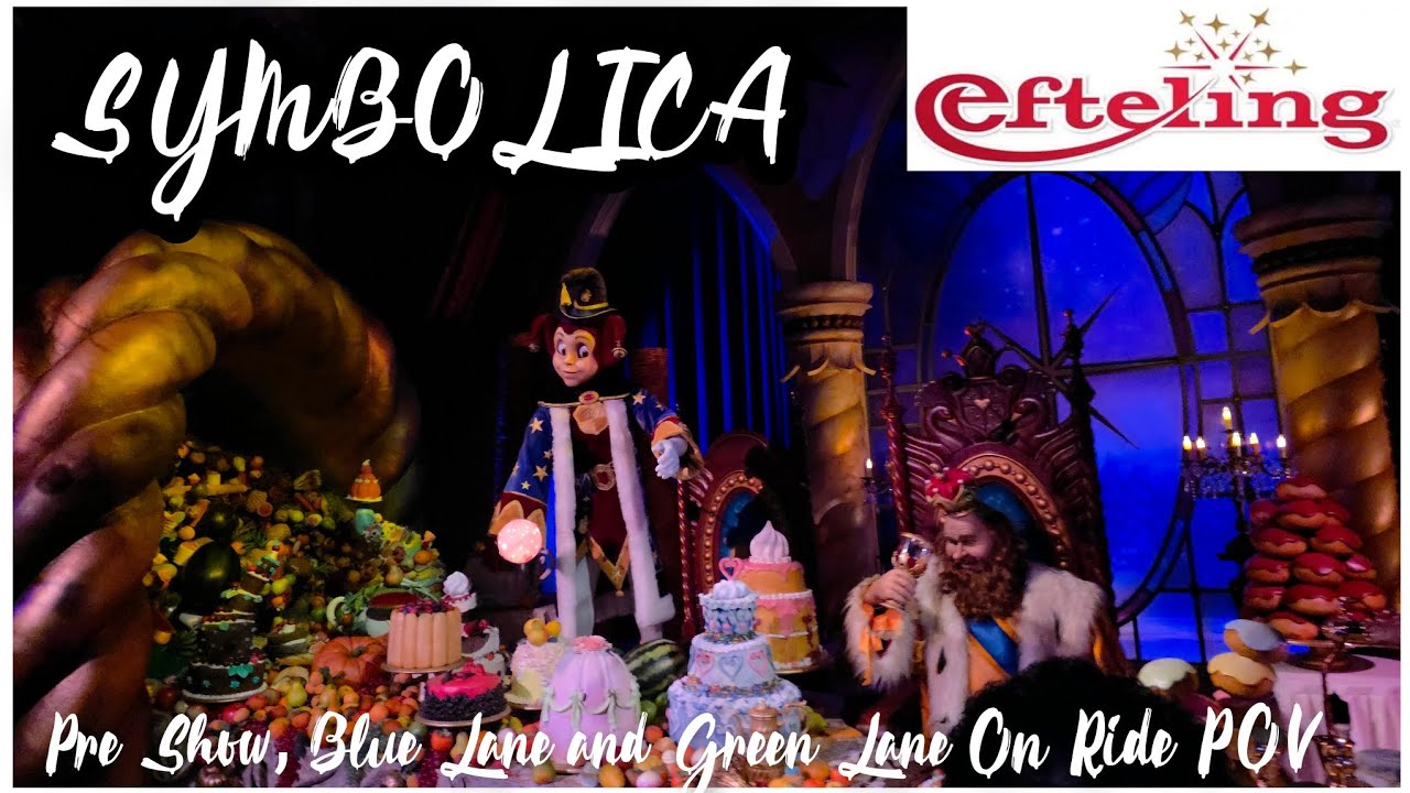 Symbolica: Blue and green Lane - on ride POV 