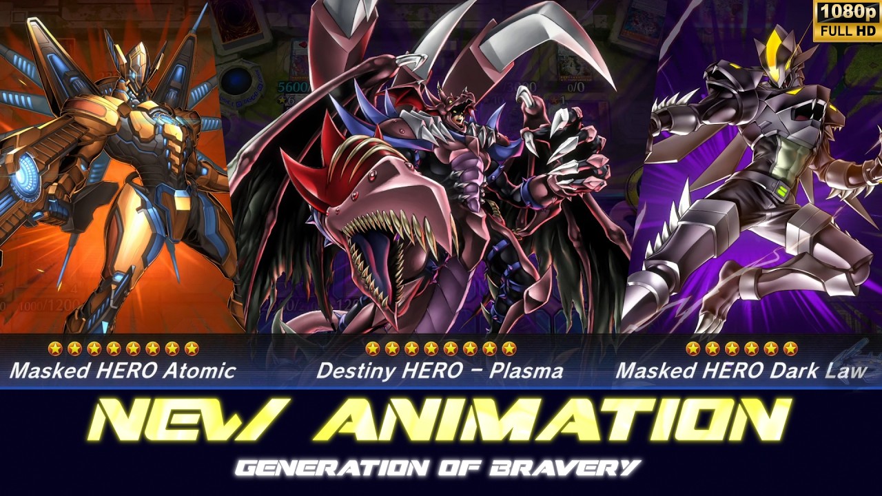 NEW ANIMATION - GENERATION OF BRAVERY ‼️  [Yu-Gi-Oh! Master Duel]​