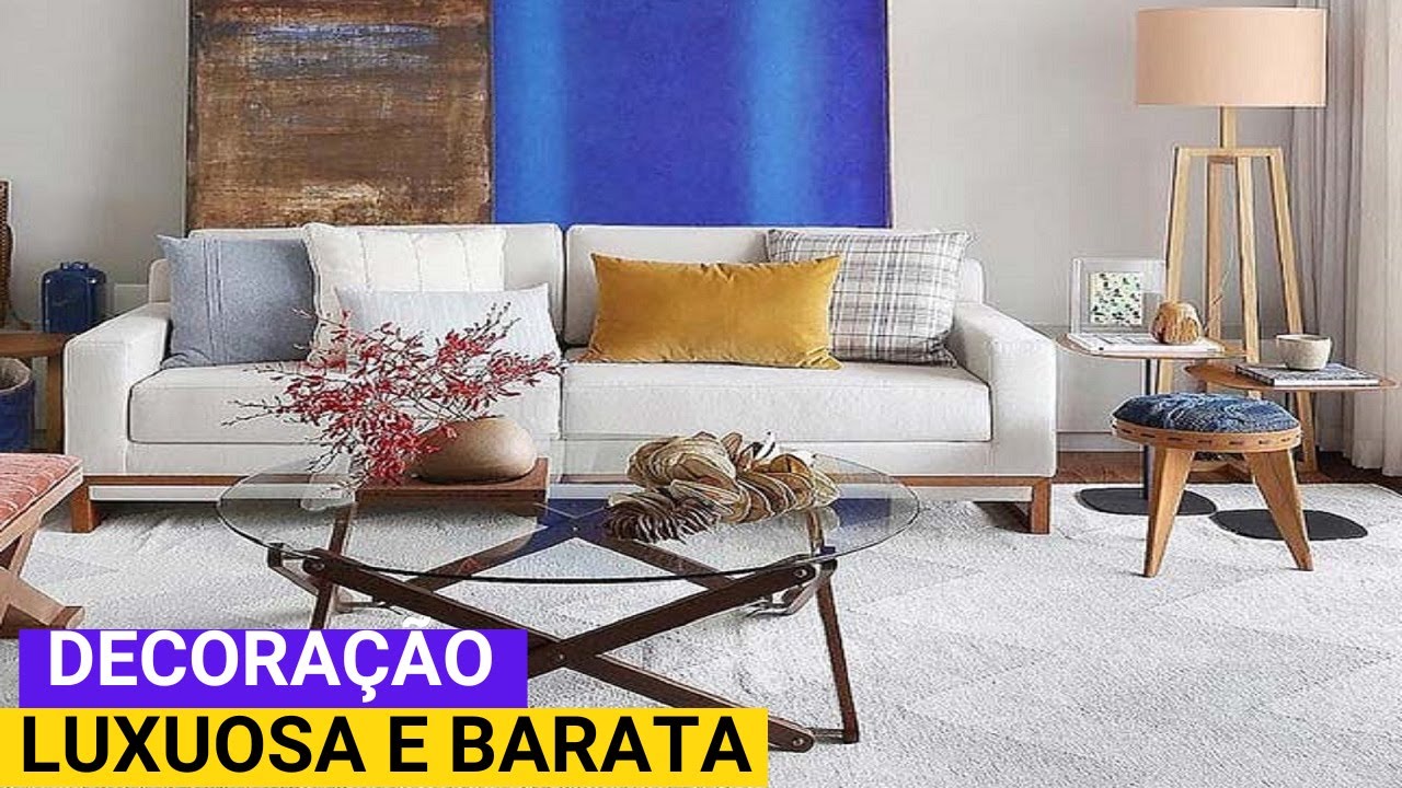 10 DECORA&Ccedil;&Otilde;ES BARATAS QUE PARECEM CARAS QUE V&Atilde;O DEIXAR SUA SALA PEQUENA LUXUOSA