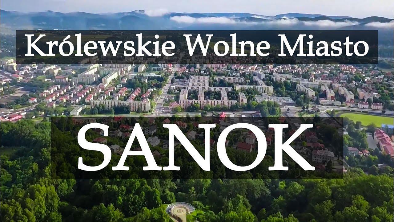 Powietrzna podróż po pięknym Królewskim Mieście Sanoku.