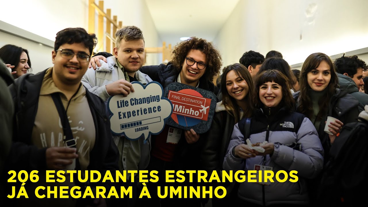 206 estudantes estrangeiros já chegaram à UMinho