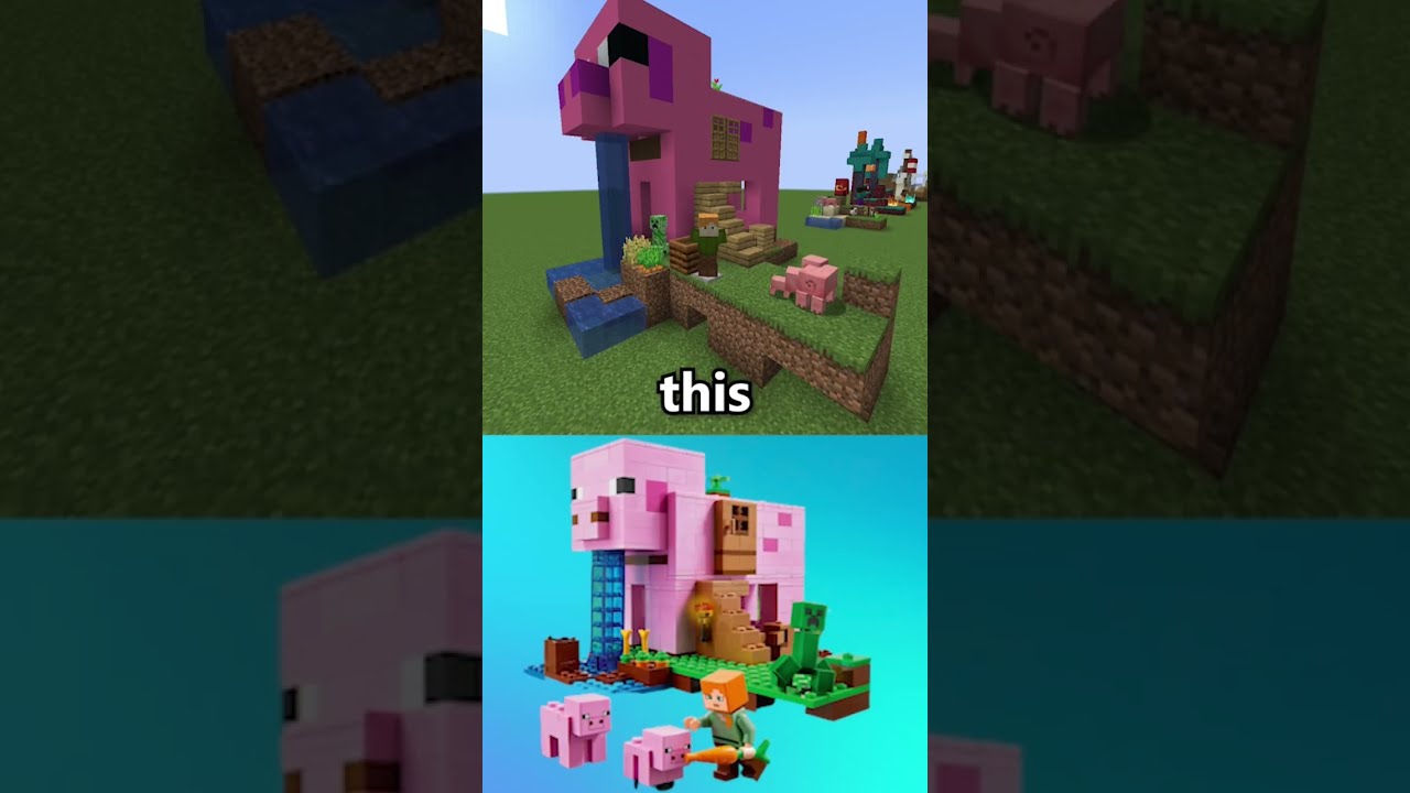 Lego Minecraft sets built in Minecraft&hellip;