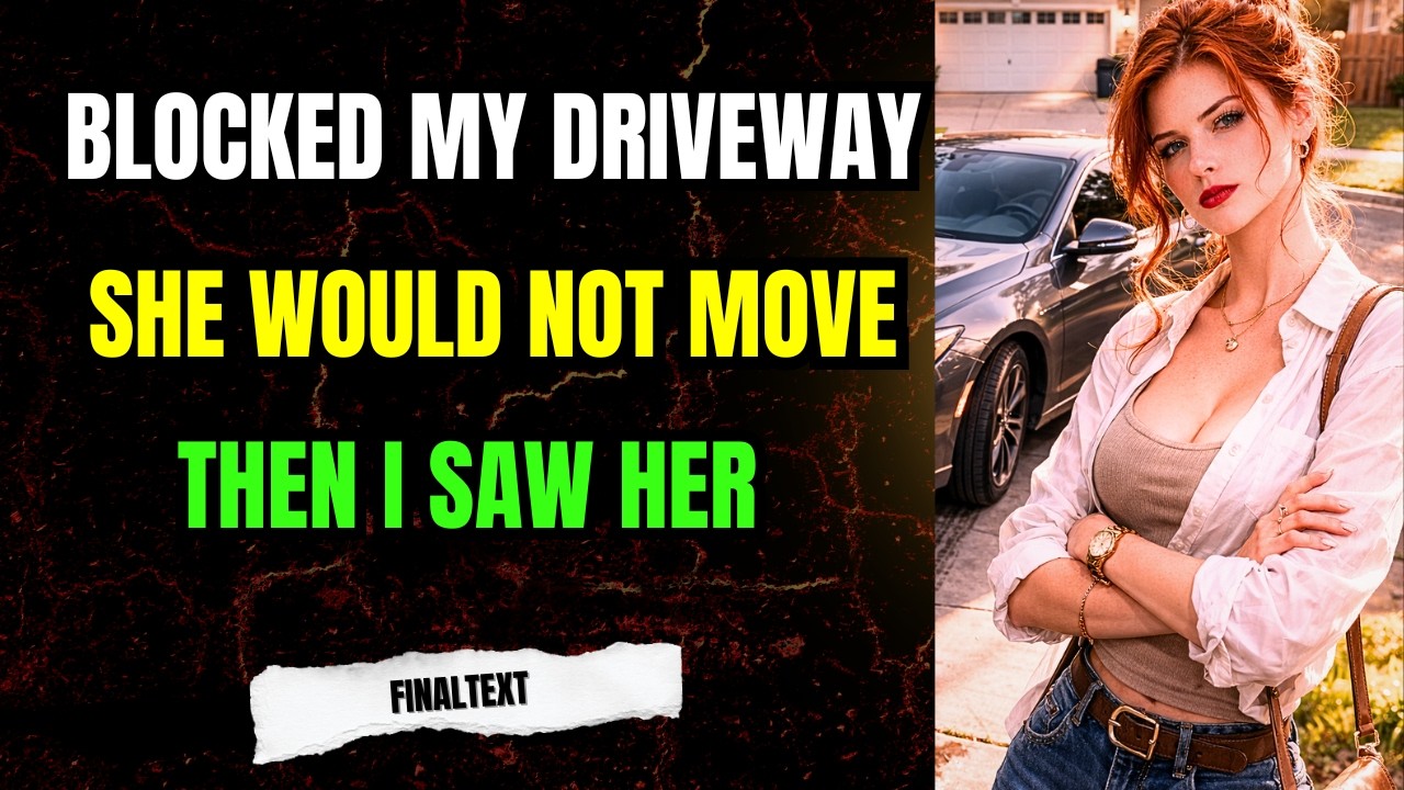 A Car Blocked My Driveway She Would Not Move Then I Saw Who Was Inside