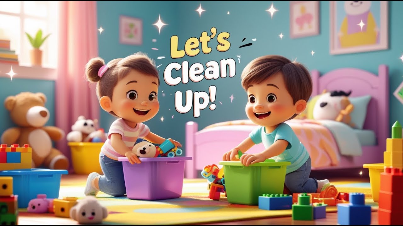 Clean Up Time Song for Kids | Fun Toddler Cleanup Routine
