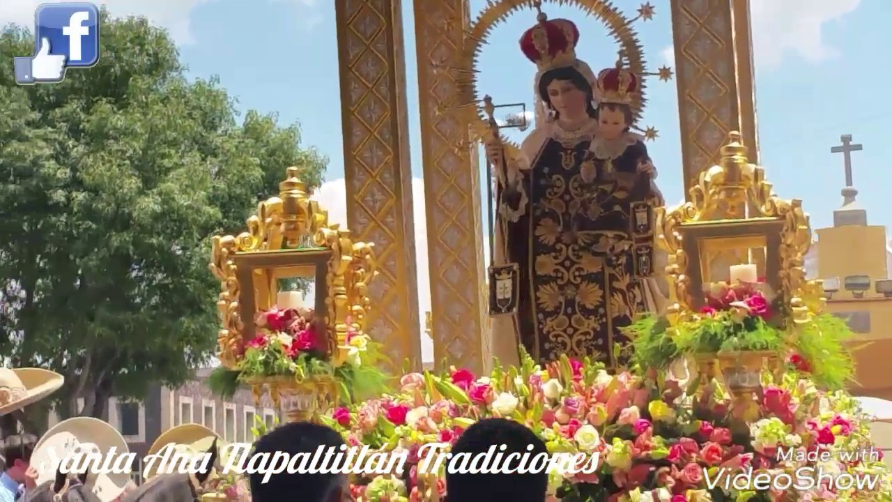 Virgen del Carmen Procesión centro histórico de Toluca