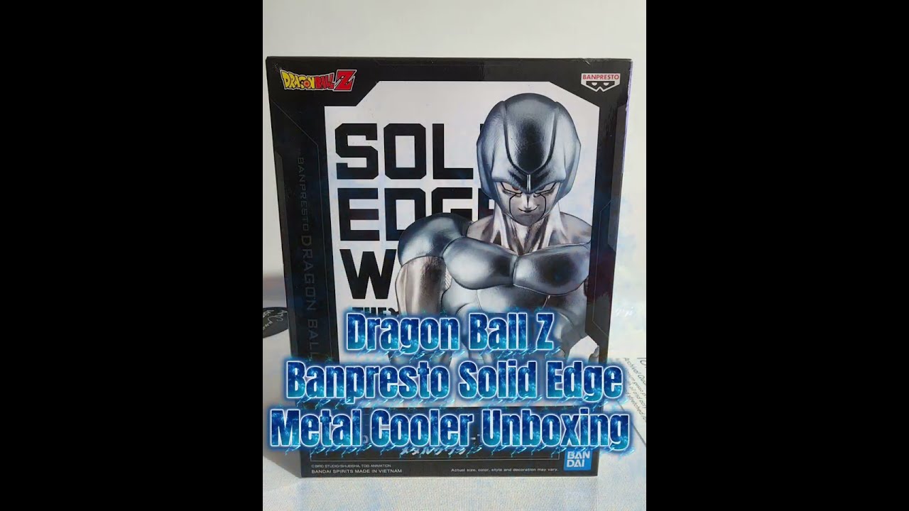 Dragon Ball Z Banpresto Solid Egde Works Metal Cooler Figure Unboxing! ##dragonball #dragonballz 