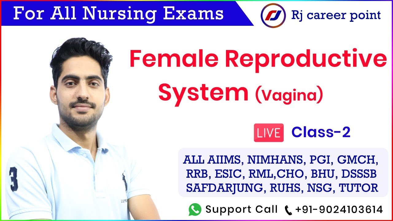 Female Reproductive System by Rajesh Sir | Rj career point