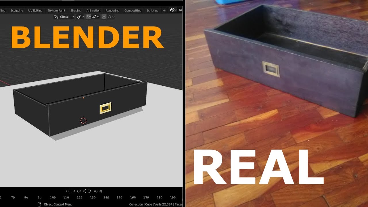 Blender || Drawer Modelling