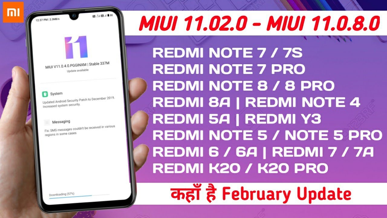 MIUI 11.0.2.0 TO 11.0.8.0 UPDATE ROLLOUT | MIUI 11 SECOND STABLE UPDATE ROLLOUT | MIUI 11 NEW UPDATE