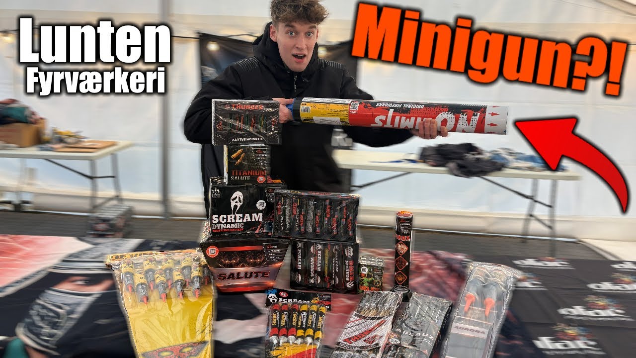 Fyrværkeri Minigun?! + Lækre Piromax Produkter | Lunten Fyrværkeri (25/26)
