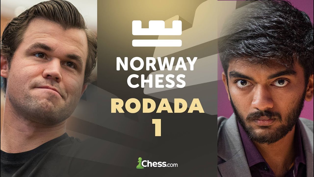 Magnus Carlsen enfrenta GUKESH, o DUELO mais esperado já na PRIMEIRA RODADA!  - Norway Chess 2025