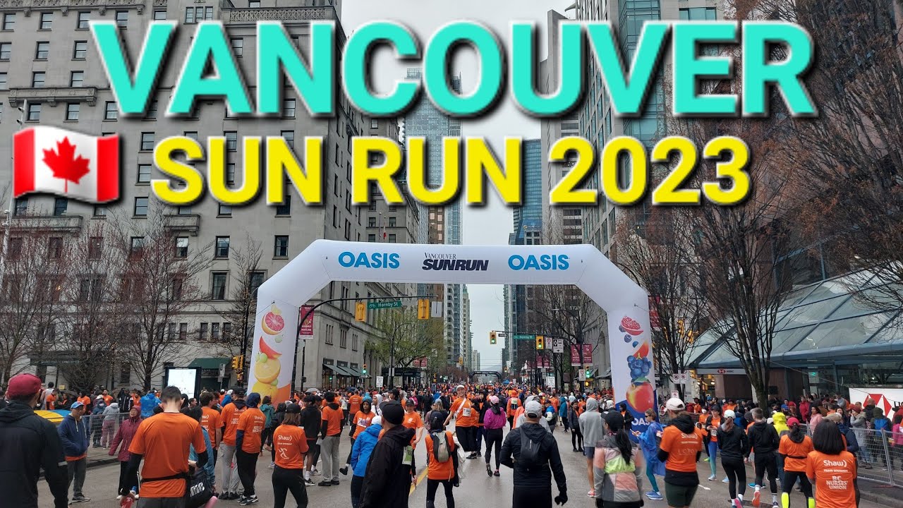 🇨🇦 Vancouver Sun Run 2023 | Canada's Largest Start Line | April 16, 2023