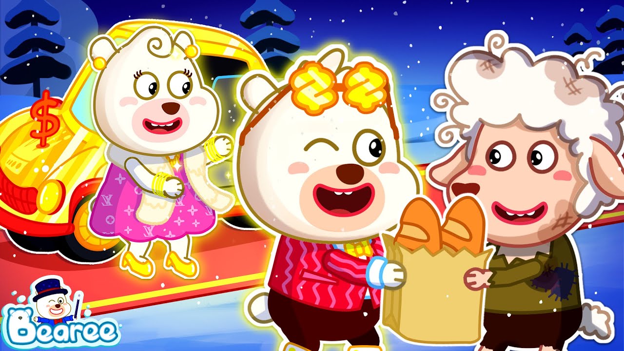Mom Teaches Bearee the Importance of Kindness and Helping Friends🤗 Useful Stories | Bearee Kids Show