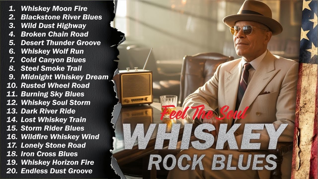 Whiskey Shadows | Slow Blues Rock Guitar for Peaceful Moments