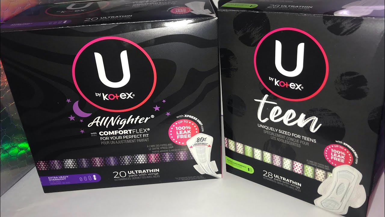 HAUL | U by Kotex pads, new packaging!