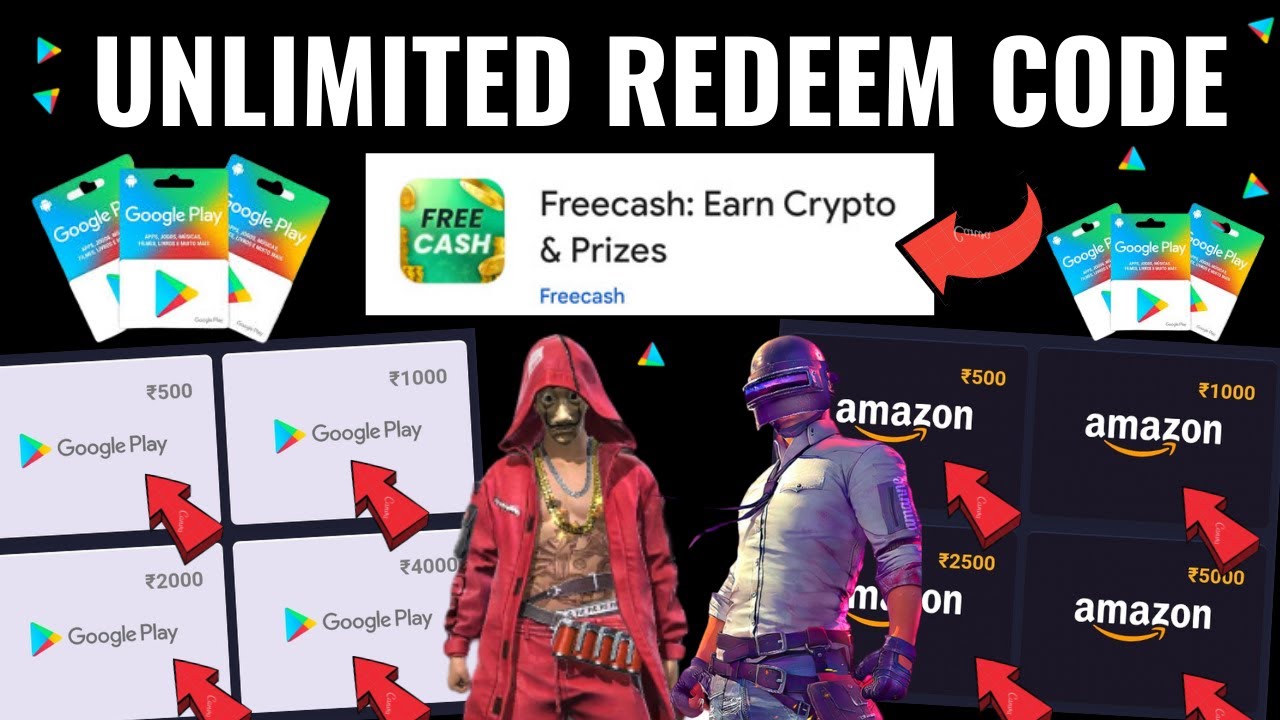 Freecash App | Free Google Play Redeem Code | Free Redeem Code App | New Redeem Code App