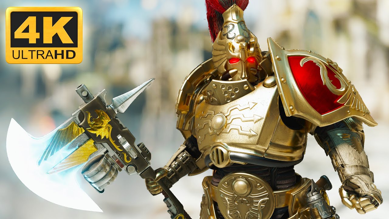 CUSTODES IN SPACE MARINE 2! Legendary Castellan Axe Gameplay | Warhammer 40k: Space Marine 2 (4K)