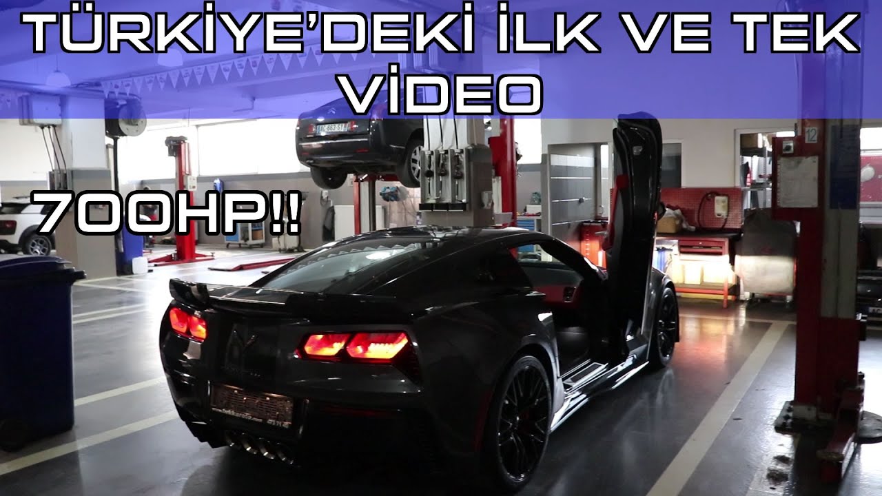 CORVETTE C7 Z06'YI İNCELEDİM | İNANILMAZ EGZOZ SESİ