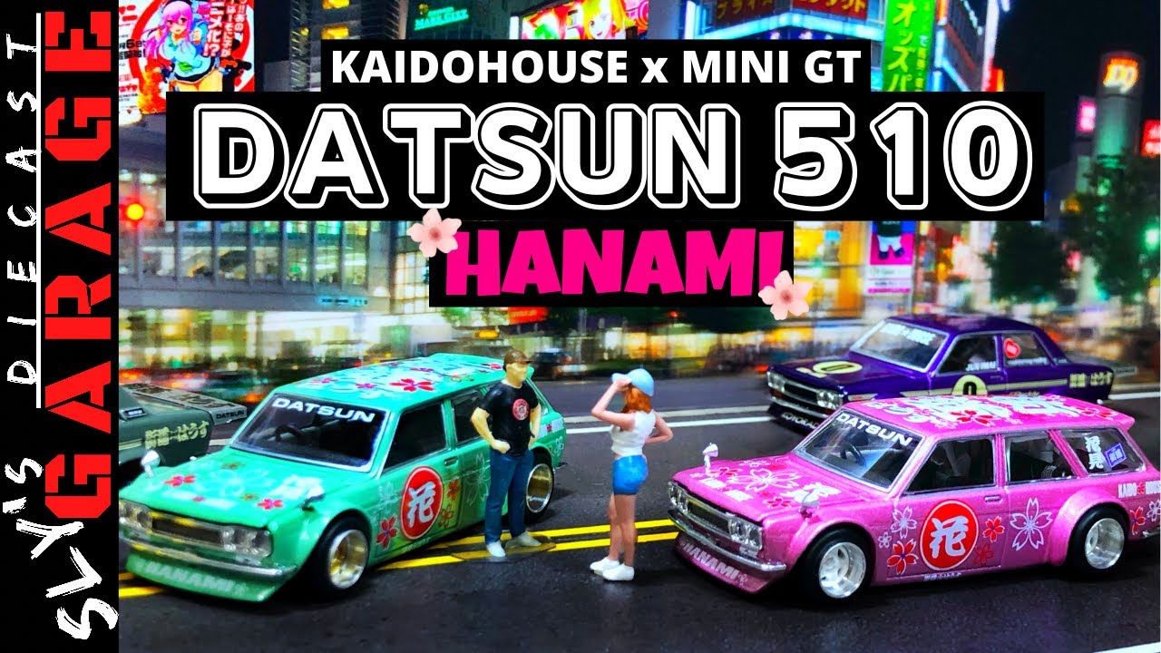 Kaido house x Mini GT Datsun KAIDO 510 Wagon Hanami